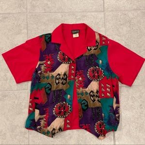 women’s medium bonworth shapes vest shirt